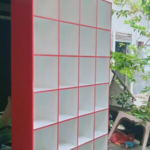 Rak serbaguna multipleks semi meranti kokoh dan multifungsi Rak serbaguna untuk buku, laundry, dan warung minimalis Rak serbaguna multipleks finishing cat 4 lapis custom ukuran Rak serbaguna kokoh mudah dibersihkan untuk berbagai kebutuhan Rak serbaguna multifungsi pre-order 10–14 hari custom model